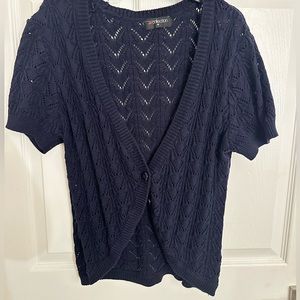 Cardigan shirtsleeve knit beachy aesthetic crochet sweater cover up trendy